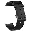Adlynlife 22mm Watch Straps/Band Compatible with Moto 360 Gen 2 (46mm) (Black)