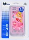 Disney Exclusive Aurora Pink 3-D Effect Apple Iphone 6S/7/8 Cellphone Case NEW