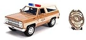 JADA Toys - Chevrolet K5 Blazer + Badge - Stranger Things 1980 - 1/24