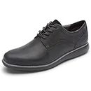 Rockport - Mens Garett Plain Toe Shoes, 11 UK, Black