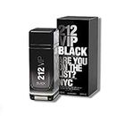 Carolina Herrera Men's Eau De Perfume 212 Vip Black, 3.4 Ounces
