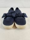 Michael Kors Women's Willa Blue Bow Round Toe Slip On Sneaker Shoes Size 8 M