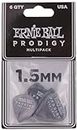 Ernie Ball Prodigy Guitar Picks, Multipack, Black 1.5mm, 6-pack (P09342)
