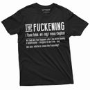 Men's funny the fuckening shirt adult humor definition shirt birthday gift tee
