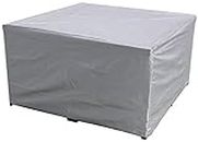JINJIA Garden Furniture Set Covers,Patio Furniture Cover Sofa, Patio Table Cover Rectangle, Outdoor Furniture Covers Waterproof Table and Chairs, Dustproof, All Weather, Oxford.Size：270x180x89cm，