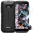 DOOGEE S41 MAX Rugged Smartphone 2024, 16GB + 256GB/SD 1TB Rugged Phone Android 13, 6300mAh Rugged Cell Phone, 5.5" HD+ Display, IP68 Waterproof Outdoor Military Grade 4G Mobile Phone, NFC/WiFi/OTG