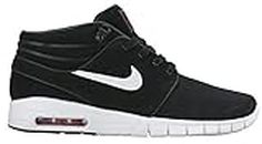 Nike Stefan Janoski Max Mid L, Men's skateboarding shoes, Black / White / Red (Black / White-University Red), 5.5 UK (38.5 EU)
