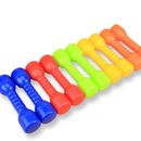 1 Pair Kids Outdoor Sports Dumbbell Fitness Equipment Exercise Plastic Chi@@