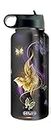 64HYDRO 32oz Fantasy Golden Butterfly Inspiration Motivational Gifts Stainless Steel Bottle with Straw Lid, Double Wall Vacuum Thermos Insulated Travel Coffee Bottle - HHE0210018
