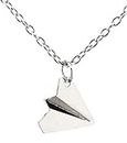 ITS One Direction Harry Styles Paper Airplane Necklace Unisex Adult (Silver)