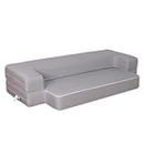 HonTop 8 Inch Folding Sofa Bed Queen Size Memory Foam Couch Convertible Futon Sleeper Foam Bed for Bedroom Living Room Guest, Light Grey