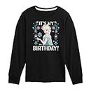 Disney Frozen - Elsa It's My Birthday - Toddler & Youth Long Sleeve Graphic T-Shirt - Size 5T Black