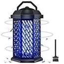 Bug Zapper Outdoor, 20W 4200V Electric Mosquito Zapper, IPX4 Electronic Mosquito Killer Insect Catcher and Trap for House, Patio, Kitchen, Backyard