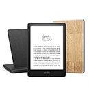 Kindle Paperwhite Essentials Bundle con Kindle Paperwhite Signature Edition (32 GB, senza pubblicità), Custodia Amazon in sughero resistente all’acqua e Base di ricarica wireless