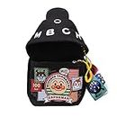 Valerie Cute Small Canvas Cotton Sling Bag Daypack Crossbody Sling Bag Travel Hiking Chest Bag Casual Daypack for Boys Girls(SMALL SIZE FOR KIDS)
