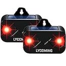 Lycoming Solar Predator Light Devices for Nighttime Animals Solar Predator Control Light Coyote Deterrent Deer Repeller with Bright LED Strobe Lights Skunk Raccoon Repellent - 2 Pack