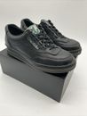 Mephisto Mens Runoff Air Jet System Black Leather Lace Up Sneaker Shoes Size 6.5