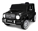 Kid Trax Electric Kids Luxury Mercedes Benz AMG G63 Car Ride-On Toy, 6 Volt Battery, Remote Control, Ages 3-5 Years, Black