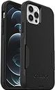 OtterBox iPhone 12 & iPhone 12 Pro Commuter Series Case - Black, Slim & Tough, Pocket-Friendly, with Port Protection