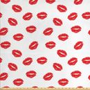 Lèvres Tissus au Mètre polyester Red Baisers Mentions légales