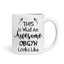 Misaavi This is What an Awesome OBGYN Obstetrics and Gynecology Looks Like, Choose Your Favorite from List, Best Coffee Mug Gift Idea 11oz/325ml Ceramic Coffee/Tea/Milk Mug. (OBGYN)