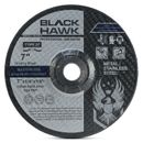 Paquete de 50 - 7"" x 1/4"" x 7/8"" ruedas de molienda Black Hawk T27 discos para metal