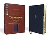 NKJV, Thompson Chain-Reference Bible, Handy Size, Leathersoft, Navy, Red Letter, Thumb Indexed, Comfort Print: New King James Version, Navy, ... Comfort Print, Thompson Chain-reference Bible