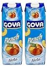 Goya Peach Nectar 33.8 Fl.Oz. (Pack of 02)