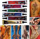 6x Golecha Henna Tuben für Mehndi Tattoo - 6 Farben - Klinisch getestet - 150g