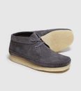 Clarks Originals Mens Wallabees Weaver Boots , Charcoal Suede UK 7,8,9 G