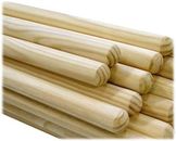Wooden Broom Mop Handles 1.2 Meter x 22mm Thick Brush Flower Support Flag Pole 