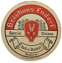 ALTER BIERDECKEL Brauerei Brauhaus Endorf mit Impressum Bierfilze selten