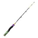 61cm Ice Fishing Rod Portable Lightweight Winter Ice Fishing Rod Sning Ice Fishing Pole Tackle Multicolor-POOWE