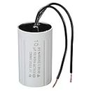 uxcell CBB60 10uF Running Capacitor, AC 450V 2 Wires 50/60Hz Cylinder 60x35mm for Water Pumps,Washing Machines Motor Start