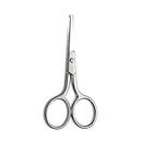 LIVINGO Premium Manicure Rounded Tip Scissors Multi-Purpose Stainless Steel Cuticle Pedicure Beauty Grooming Kit for Nail, Eyebrow, Eyelash, Dry Skin, Nasal/Nose Hair 9cm