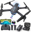 Drone with 1080P Camera for Beginners and Kids, Foldable Remote Control Quadcopt