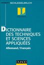 3364537 - Dictionnaire des techniques et sciences appliquées - allemand / frança