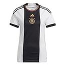 adidas Women's Soccer Germany 2022 Home Jersey (Large) White/Black