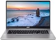 Acer 2022 Chromebook, 17" IPS Full HD(1920x1080) Screen, Intel Celeron Processor Up to 2.80 GHz, 4GB DDR4 Ram, 64GB SSD, Super-Fast 6th Gen WiFi, Chrome OS, Natural Silver(Renewed)