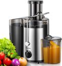 Reemix Stainless Steel Juicer for Fruit and Vegetables, 500 W Centrifugal Juicer