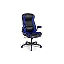 ABNMJKI Sedie da scrivania Racing Style Office Chair with PVC and PU Leather Seat