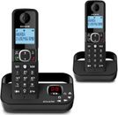 Telefono cordless Alcatel F860 Duo con 2 telefoni fissi telefoni domestici blocco chiamate