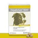 Alfavet HepatoSan® 1600 | 120 Tabletten | Diät-Ergänzungsfuttermittel für Hunde | Zur Unterstützung der Leberfunktion bei chronischer Leberinsuffizienz | Mit Mariendistel