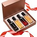 mCaffeine The Addiction Collection Perfume Gift Set for Men & Women | Premium Fragrances - 20ml x 4 |Gift Set For Boyfriend and Girlfriend | Long Lasting Perfume Set for Men and Women