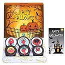 BOGATCHI Halloween Gifts, Premium Chocolate Candy Box with Spider Man Sugar Toys, 6 Pieces, Free Halloween Celebrations Card