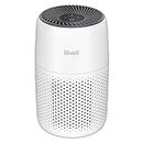 LEVOIT Air Purifiers for Bedroom Home, 3-in-1 Filter Cleaner with Fragrance Sponge for Sleep, Smoke, Allergies, Pet Dander, Odor, Dust, Office, Desktop, Portable, HEPA at Speed Ⅰ, Core Mini-P, White