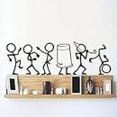 Asmi Collections Party Dance Wall Sticker