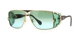CAZAL LEGENDS 955 Matte Black Green/Green Shaded (011) Sunglasses