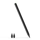 KINGONE Wireless Charging Pencil (2nd Generation) for iPad with Magnetic and Tilt Sensitive, Compatible with Apple iPad Pro 11 inch 1/2/3/4, iPad Pro 12.9 Inch 3/4/5/6, iPad Air 4/5, mini6 (Black)
