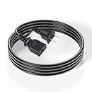 SLLEA AC in Power Charging Cord Outlet Socket Charger Cable Plug Lead for Duralast BP-DL500 Light Duty Peak 500 Amps Booster Pack BPDL500 Jump Starter BP-DL-500 jumpstarter